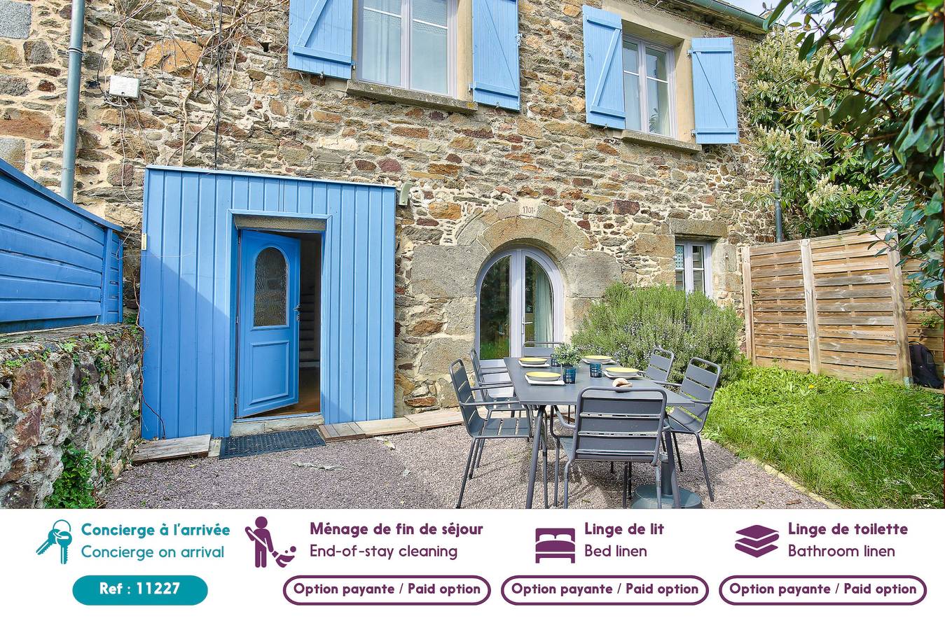 600m plage Saint-Suliac - Maison bretonne pour 4 in Saint-Suliac, Región de Saint-Malo