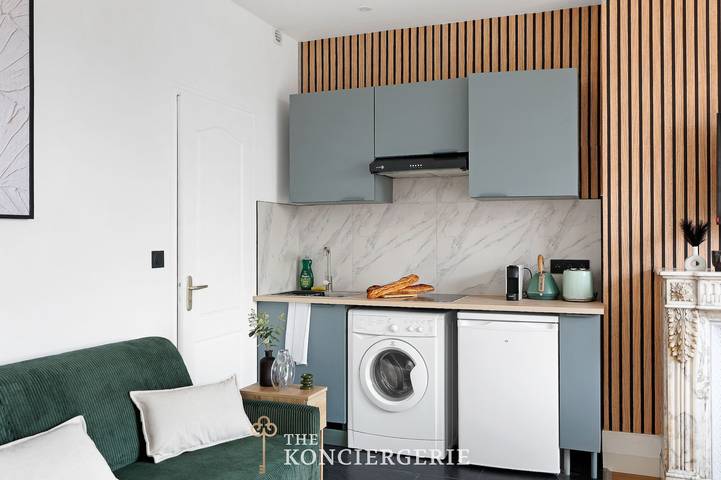 Appartement entier, Studio d'Architecte avec Cheminee - Design -4 personnes in Paris 13e Arrondissement, Paris