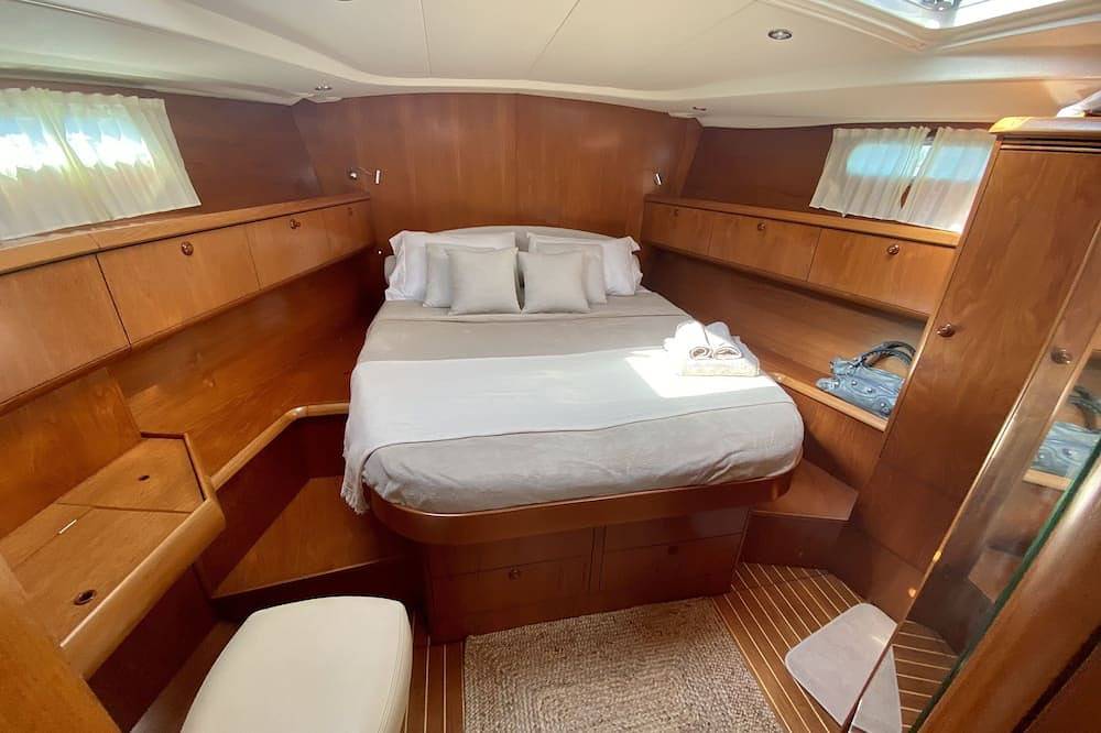 Segelurlaub Griechenland, Mykonos, Kabinenpension, Luxusboot mit Koch mieten in Agios Stefanos, Mykonos