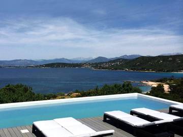 Cottage pour 3 personnes, avec piscine ainsi que terrasse et vue dans Plage d'Argent