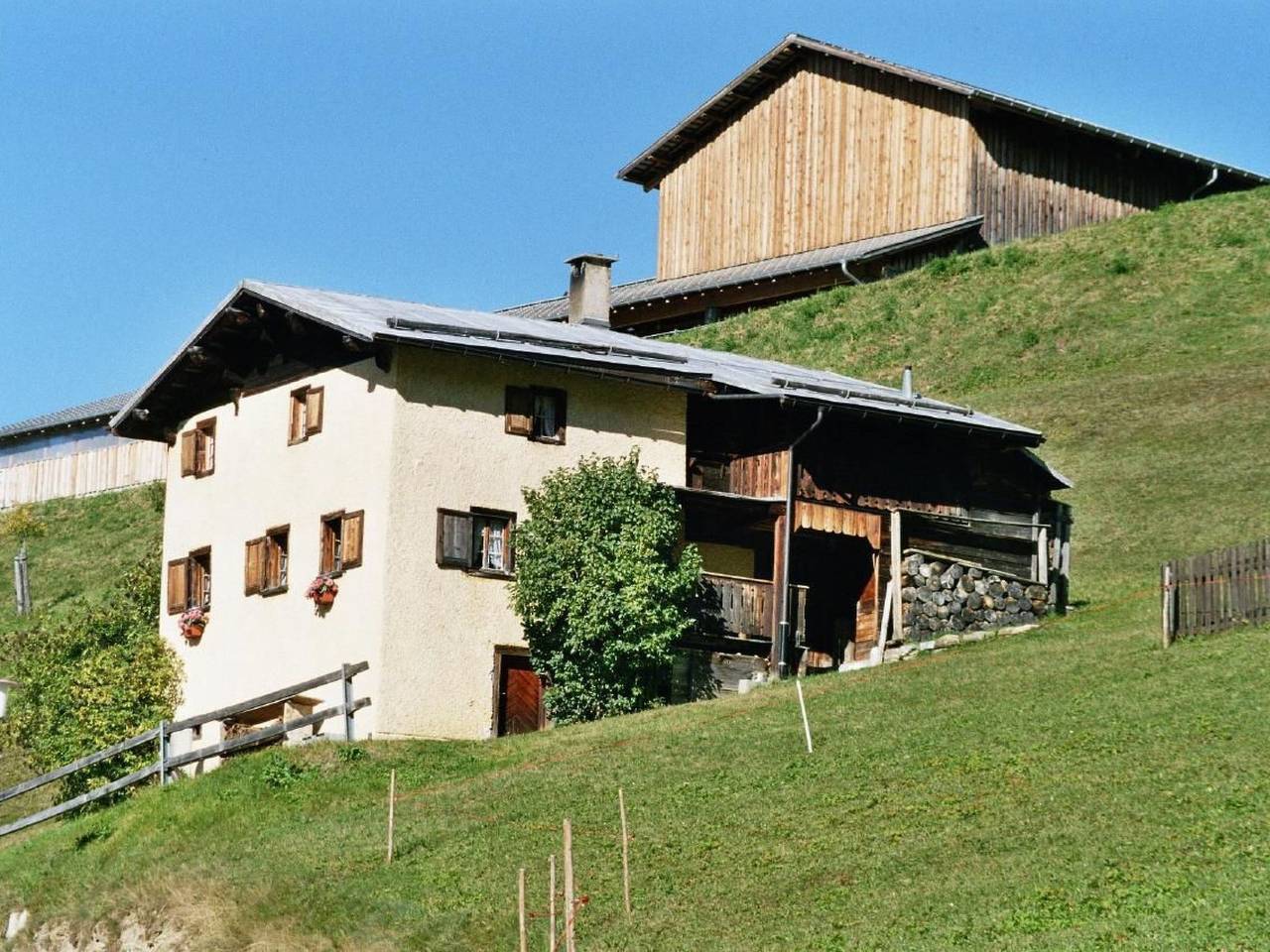 Altes Walserhaus in Safiental, Alpenarena