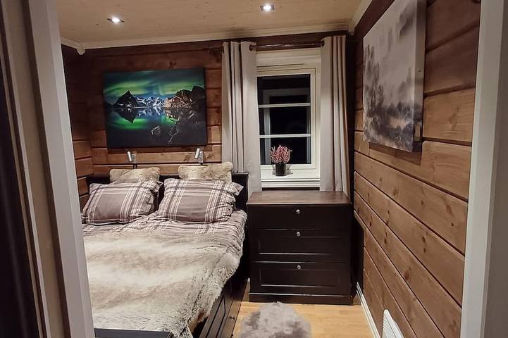Blockhütte für 6 Personen, mit Whirlpool und Garten sowie Sauna in Troms - 4