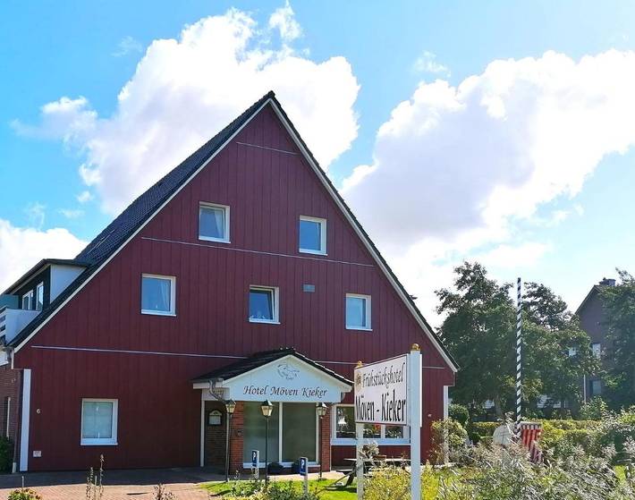 Hotel, mit Terrasse und Garten in Marne-Nordsee