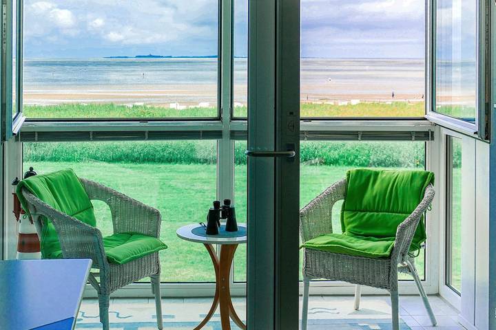 Ferienwohnung für 2 Personen, mit Balkon und Balkon/Terrasse sowie Garten in Sahlenburg