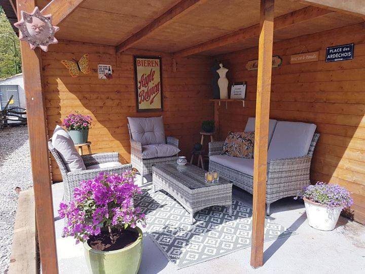 Standard Double Room with Shared Bathroom in Valgorge, Parc naturel régional des Monts d'Ardèche