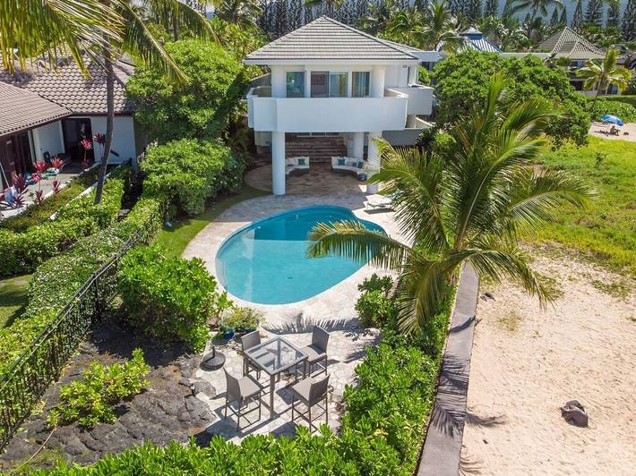 Vacation rental for 8 people, with balcony and garden in Kailua-Kona