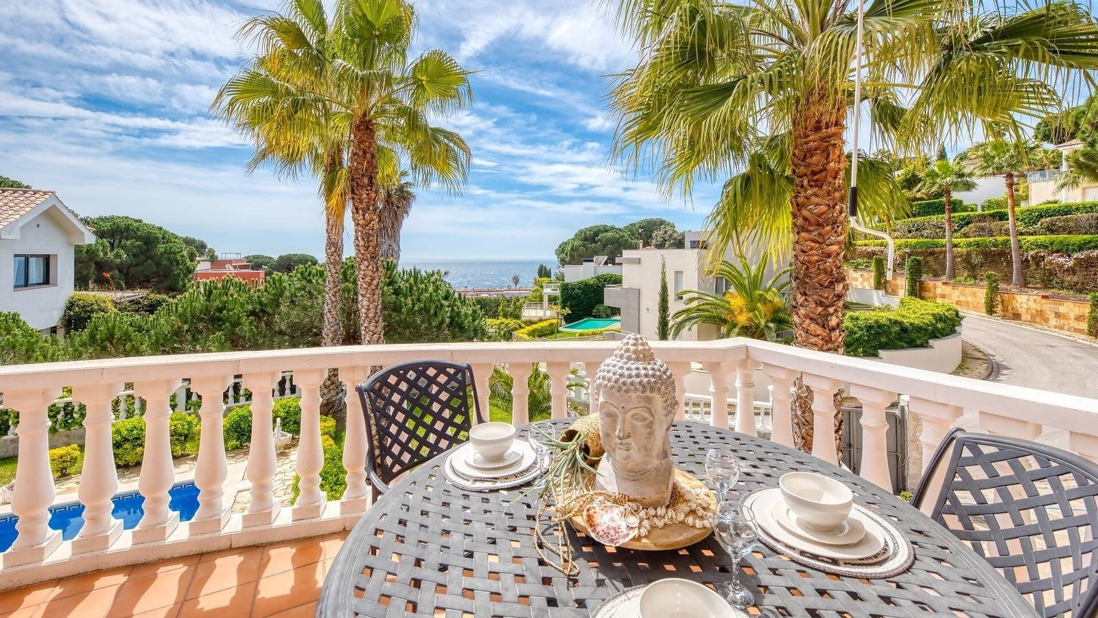 Villa "Costacabana - Estrella" with Sea View, Private Pool & Wi-Fi in Lloret de Mar, Costa Brava