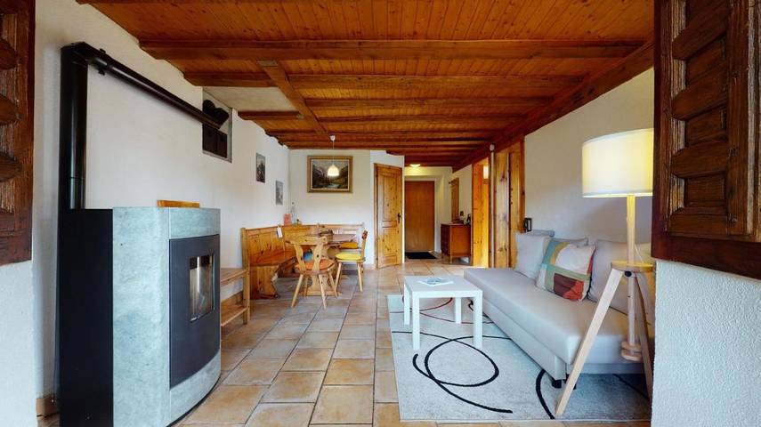 Appartement de vacances pour 5 personnes, avec Balcon ainsi que Terrasse et Vue