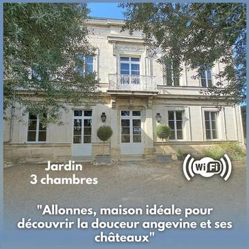 Gîte pour 8 personnes, avec jardin à Allonnes