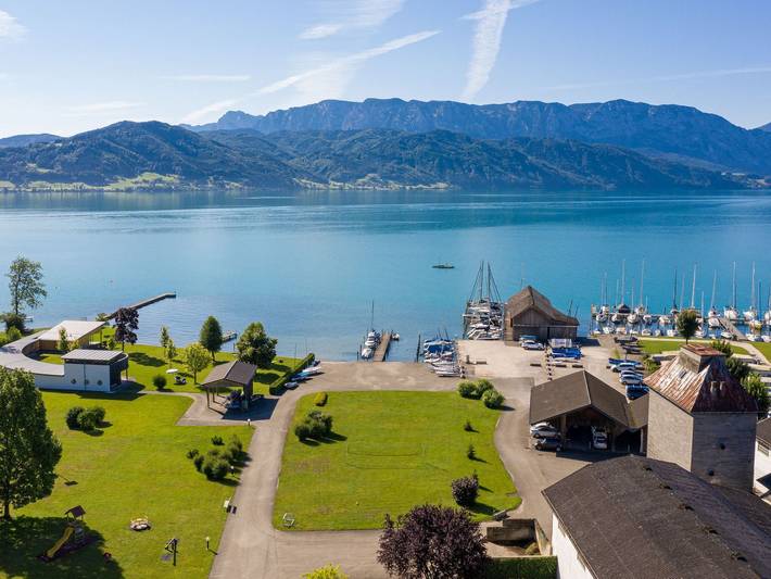 Ferienwohnung für 3 Personen, mit Balkon und Garten sowie Seeblick im Salzkammergut - 4