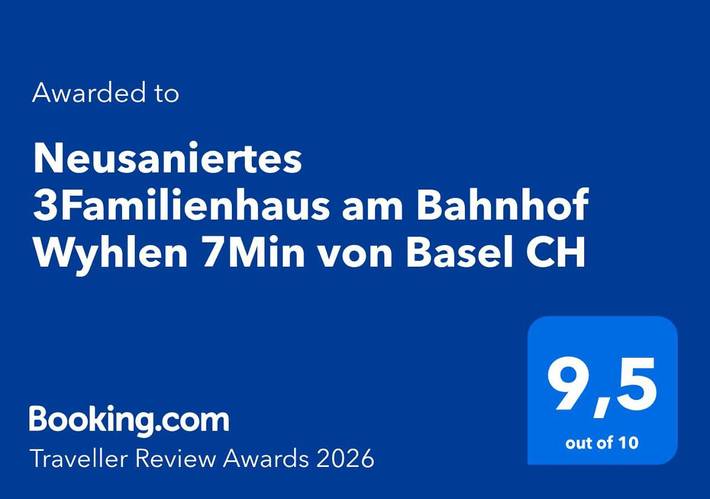 Ferienwohnung für 4 Personen, mit Balkon und Terrasse sowie Garten in Grenzach-Wyhlen