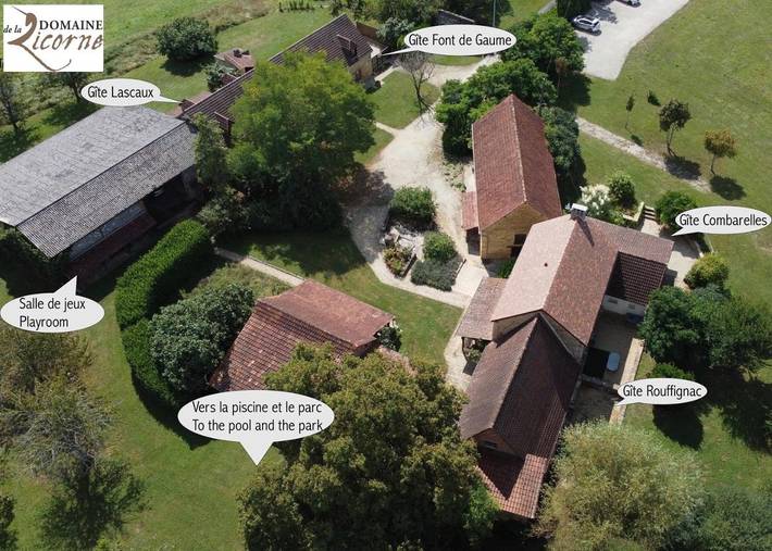 Location de vacances pour 10 personnes, avec piscine ainsi que jardin et vue à La Chapelle-Aubareil - 4