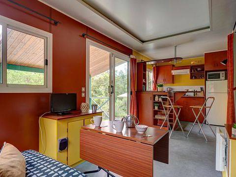 Camping Sandaya Les Jardins de Privas - Chalet 5 personnes - Chalet 5p 2ch *** in Privas