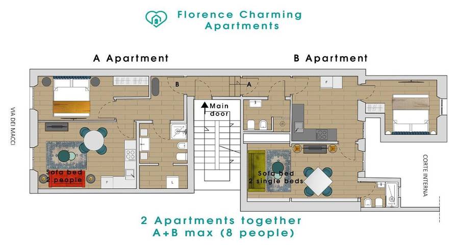Gîte pour 4 personnes dans Port de Sant Ambrogio - 2
