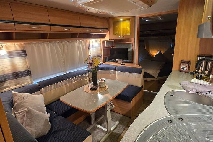 Bungalow für 4 Personen, mit Pool und Whirlpool sowie Garten in Franken