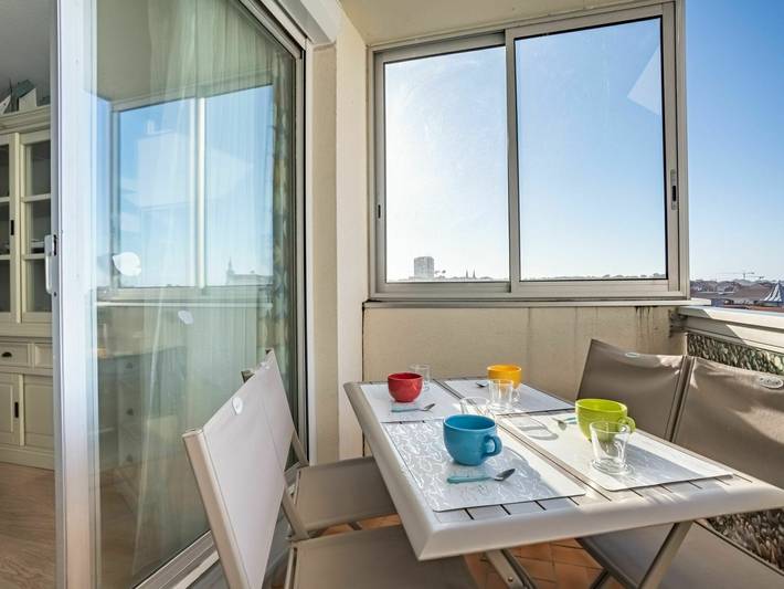 Appartement de vacances pour 3 personnes, avec balcon et piscine à Arcachon