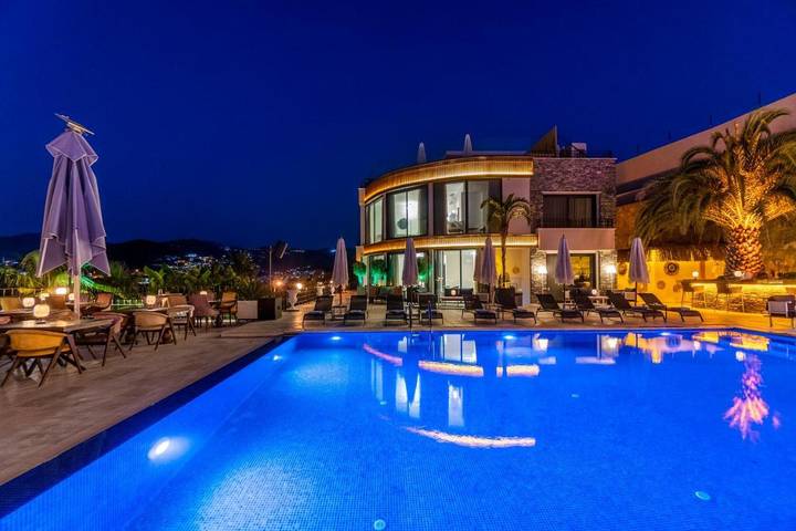 Hôtel pour 2 personnes, avec jardin et piscine à Bodrum