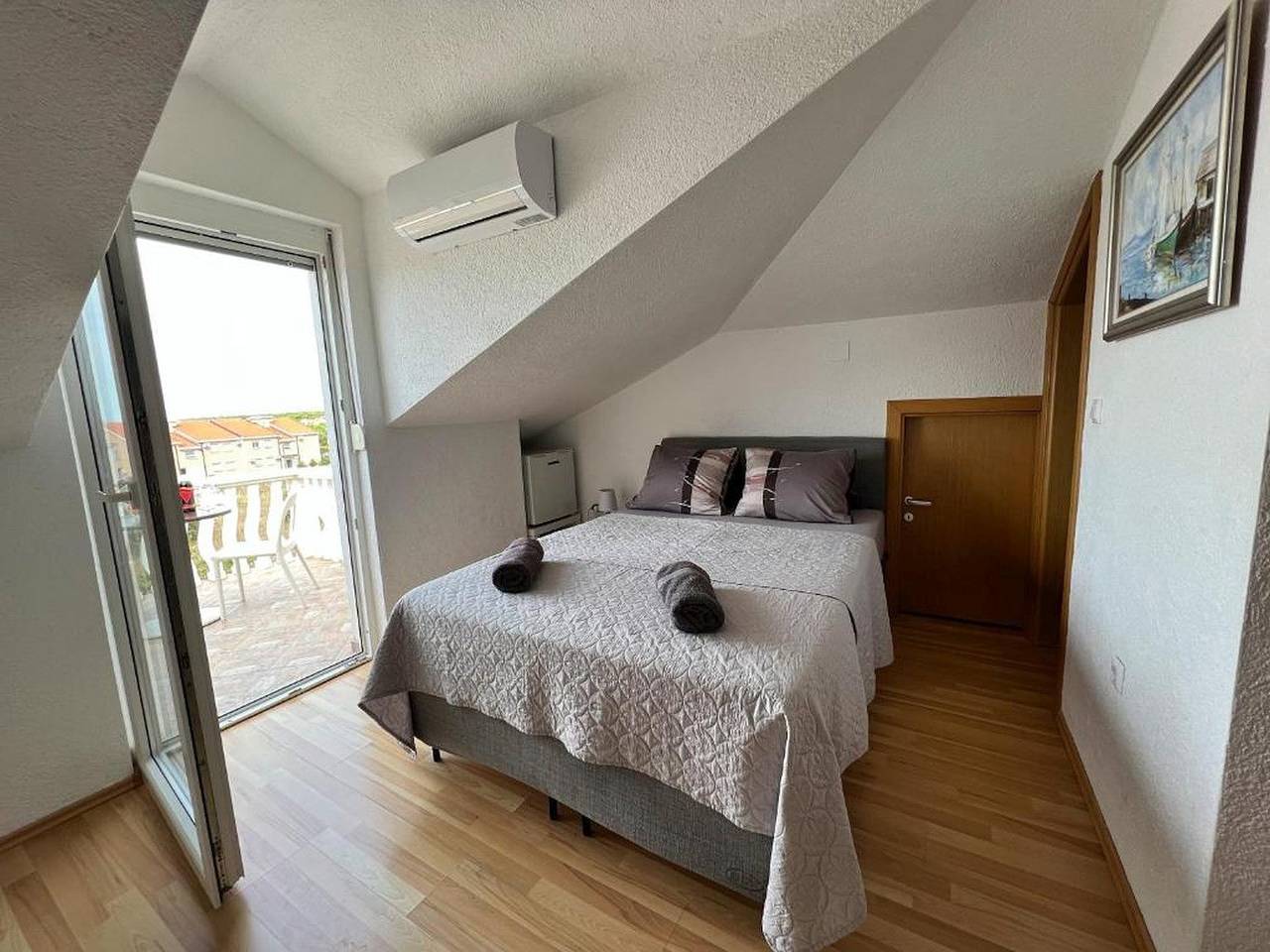Appartement de vacances entier, Zimmer in Zaton (Zadar) mit Meerblick, Terrasse, W-Lan, Waschmaschine (4141-6) in Nin, Région de Zadar