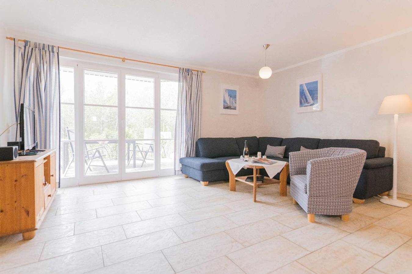 Ganze Wohnung, Erdgeschoss-Wohnung Lf 5.1 im Haus Windflüchter im Ostseebad Wustrow in Ostseebad Wustrow, Wustrow