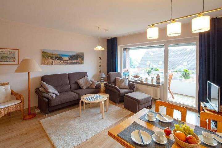 Ferienwohnung für 4 Personen, mit Balkon und Balkon/Terrasse, mit Haustier in Haffkrug