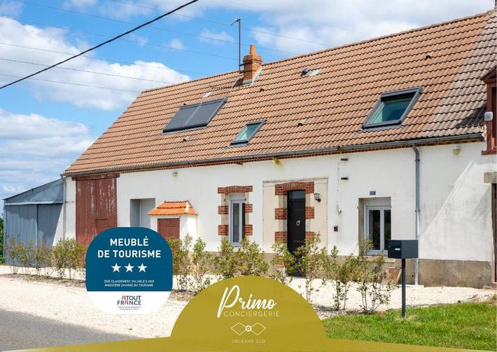 Location de vacances pour 12 personnes, avec sauna ainsi que jardin et vue à Sandillon