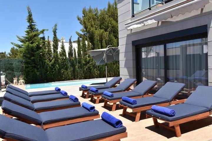 Casa de vacaciones para 8 personas, con balcón además de piscina y vistas en Ibiza - 3