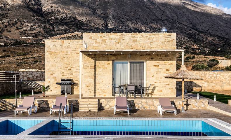 Villa für 4 Personen, mit Pool und Garten auf Kreta - 2