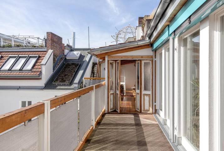 Ferienwohnung für 2 Personen, mit Ausblick und Balkon sowie Garten in Kreuzberg Berlin - 4