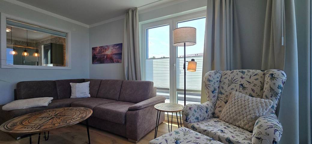 Apartamento entero, Familiäre Auszeit mit Seeblick und einer Sunshower Ir-Uv Panel Dusche in Graal-Müritz in der Ferienwohnung i15 - "Meeresrausch": in Müritzer Wiesen, Graal-Müritz