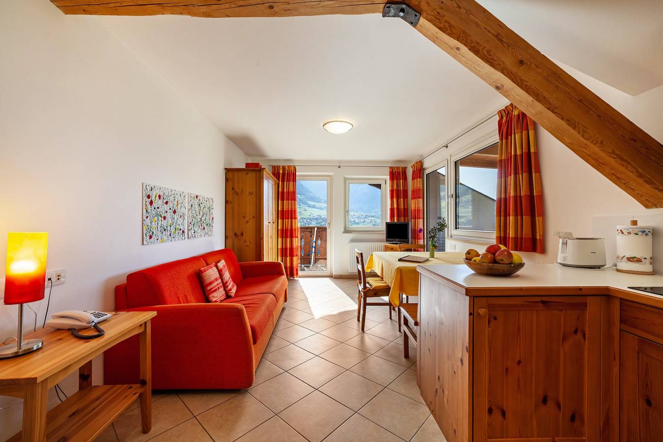 Ganze Wohnung, Ferienunterkunft "Gasserhof Ferienwohnung Morgenduft" in Kuens, Passeiertal