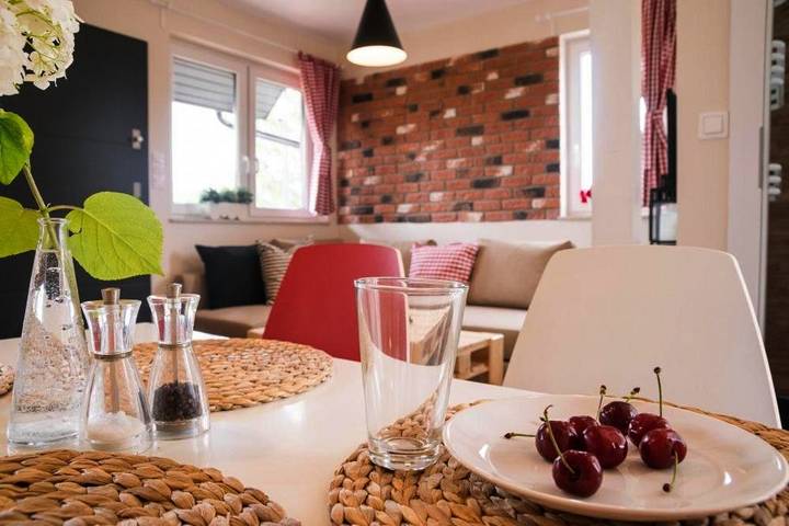 Ferienhaus für 5 Personen, mit Ausblick und Garten