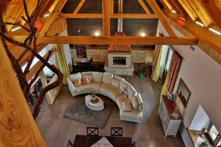 Ferienhaus für 6 Personen, mit Garten und Sauna im Steigerwald