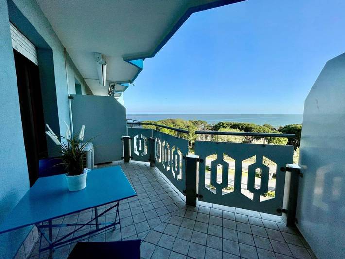 Apartament wakacyjny dla 5 osób, z Widok na ocean i Balkon/ taras w Prowincja Wenecja