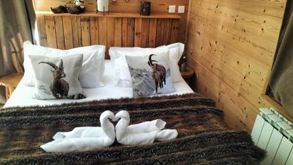 Chambre d’hôte pour 2 personnes, avec jardin et vue à Albiez-Montrond