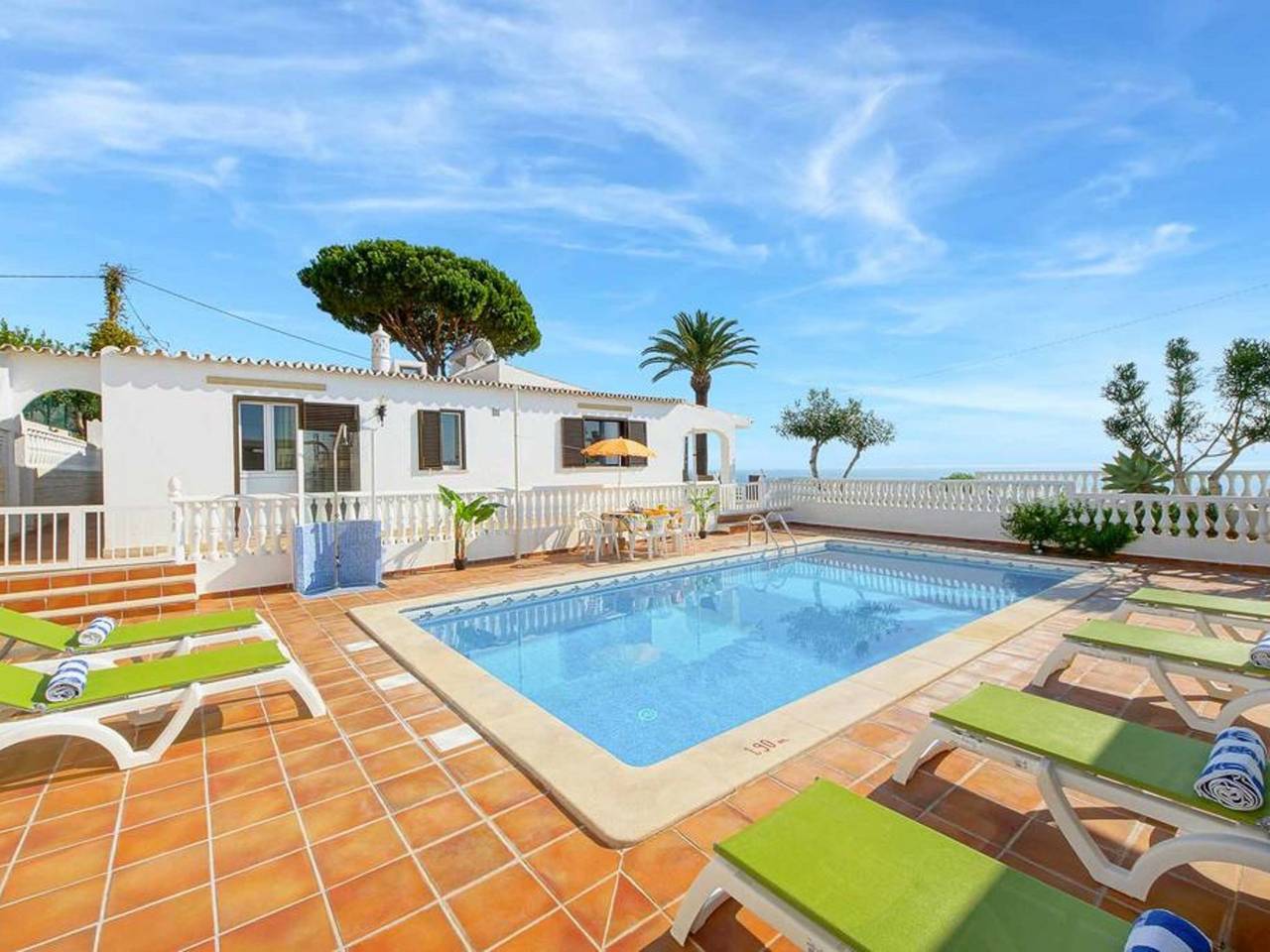 Chalet "Villa Brigida" mit privatem Pool in Albufeira, Distrito de Faro