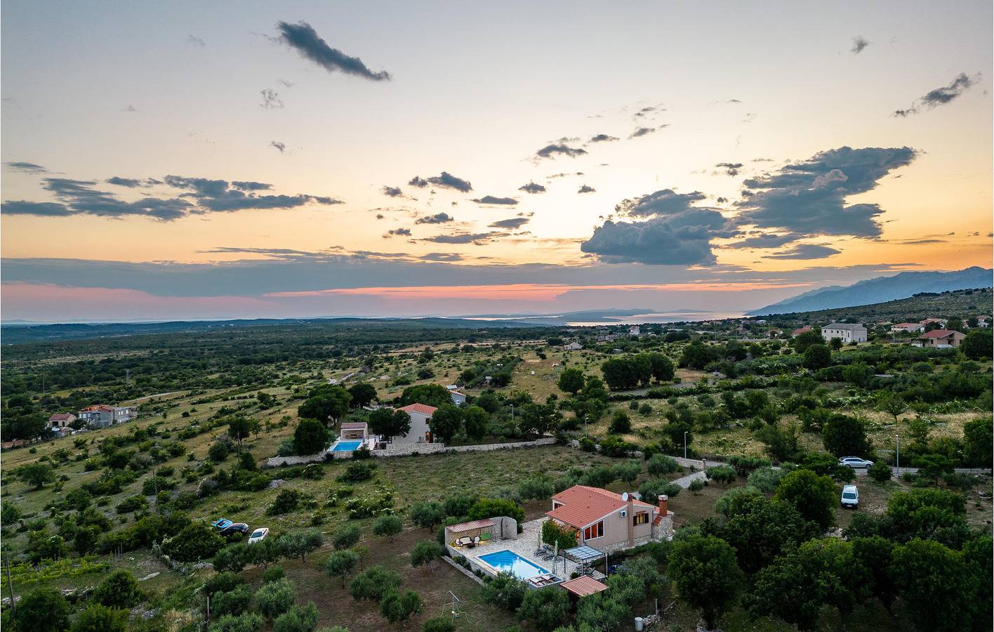 Ferienhaus für 6 Personen mit Terrasse in Vinjerac, Zadar