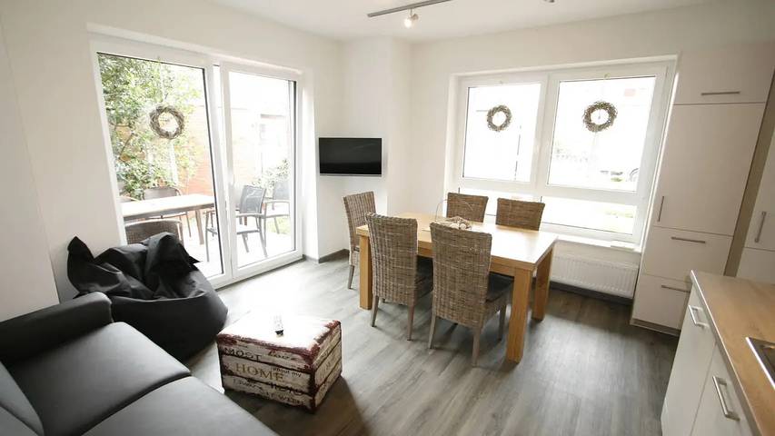 Ferienwohnung für 4 Personen, mit Sauna und Garten auf Langeoog