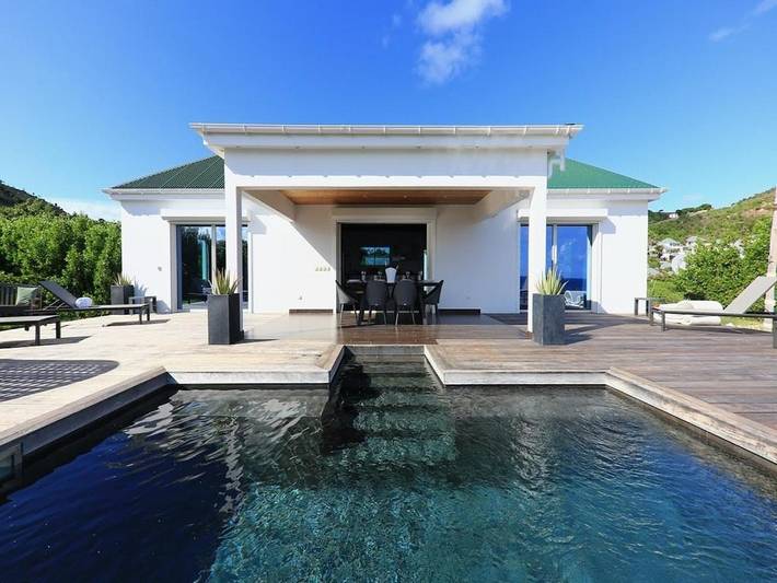 Maison de vacances pour 4 personnes, avec piscine dans Saint-Barthélemy