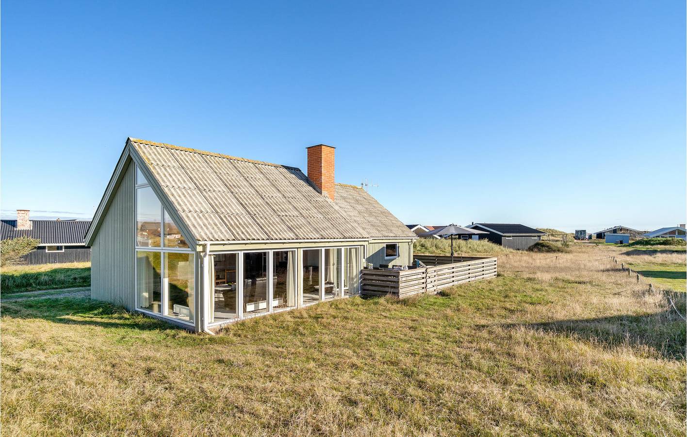 Ferienhaus für 6 Personen mit Terrasse in Årgab, Holmsland Klit