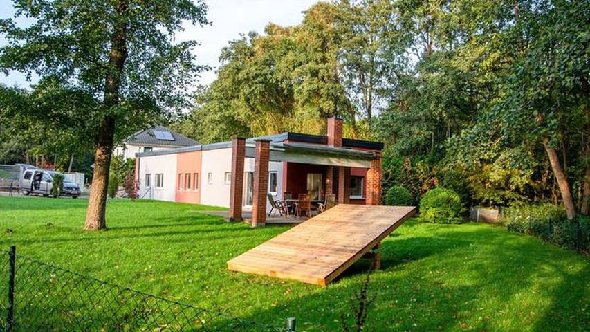 Ferienwohnung für 7 Personen, mit Garten