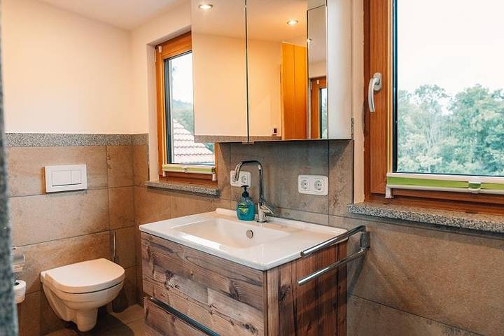 Ferienwohnung für 11 Personen, mit Balkon und Balkon/Terrasse sowie Terrasse und Garten in Kollnburg