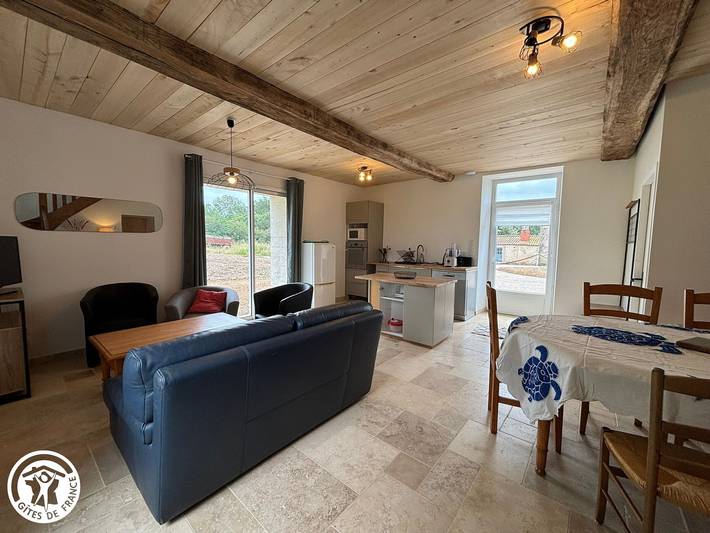 Gîte pour 5 personnes, avec jardin