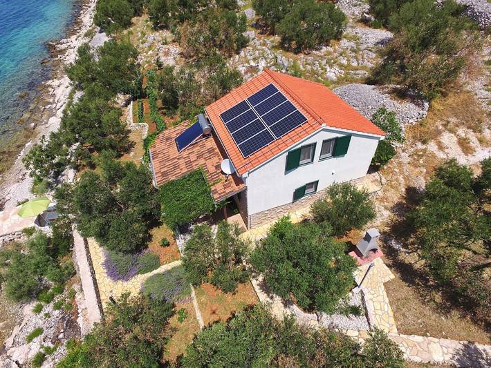 2-Zimmer-Haus am Strand Bucht Donje More, Pasman in Tkon, Pasman