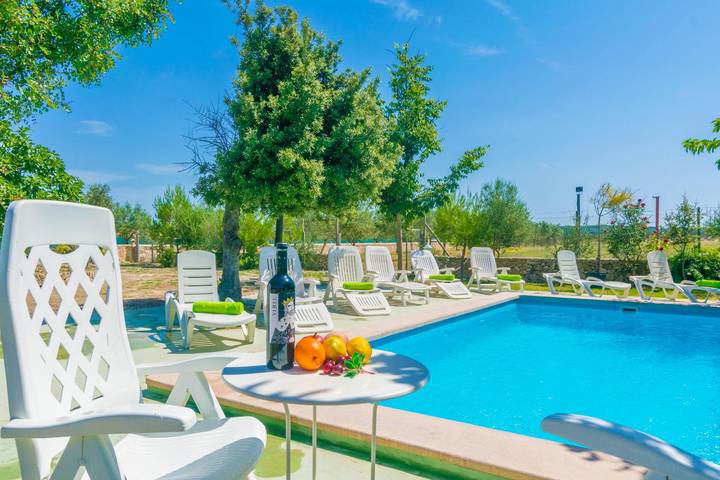 Finca für 12 Personen, mit Terrasse und Garten sowie Pool, mit Haustier in Montuïri - 4