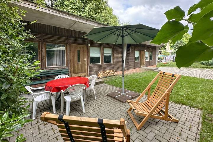 Bungalow für 4 Personen, mit Garten