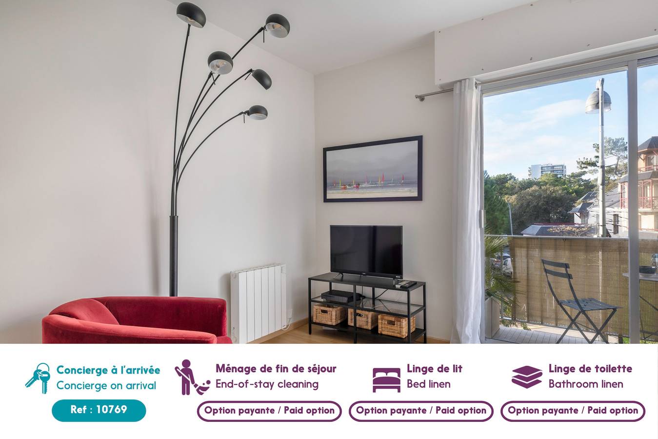 Appartement entier, Appartement avec double terrasse - 170m de la plage in La Baule-Escoublac, Côte d'Amour