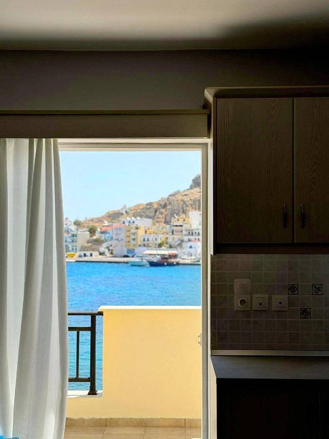 Vakantieappartement voor 2 personen, met uitzicht en balkon op Karpathos