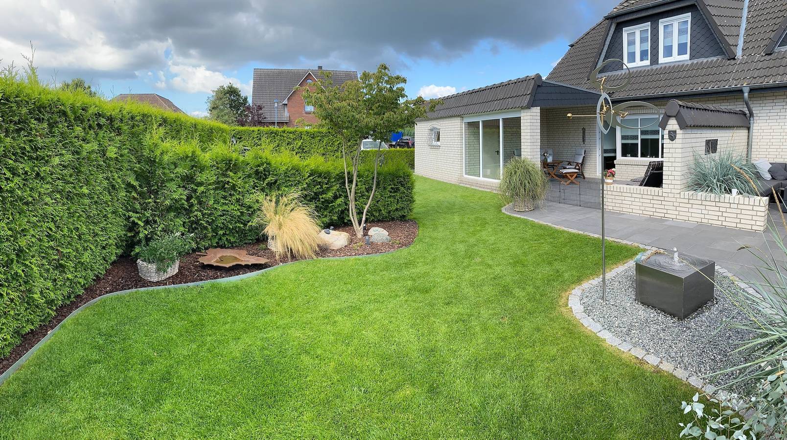 Ferienhaus Uggelharde mit großer Terrasse in Tarp, Grünes Binnenland