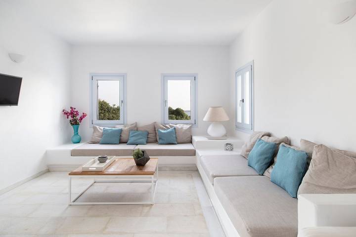 Villa pour 4 personnes, avec vue sur l’océan ainsi que terrasse et jardin dans Paros - 3