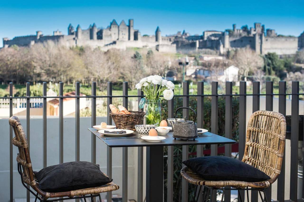 King Room with Garden View in Carcassonne, Région de Carcassonne